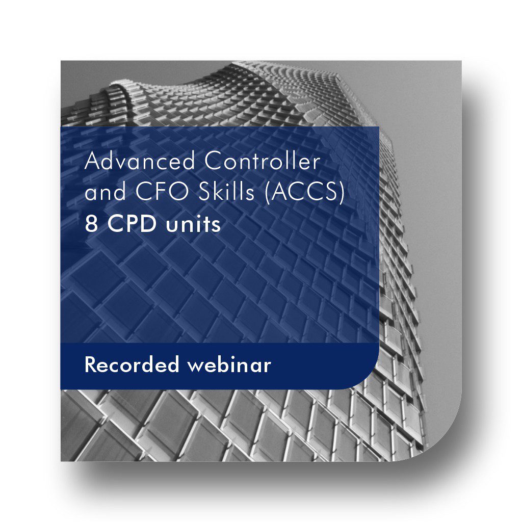 Advanced Controller and CFO Skills (ACCS) - CIBA Academy