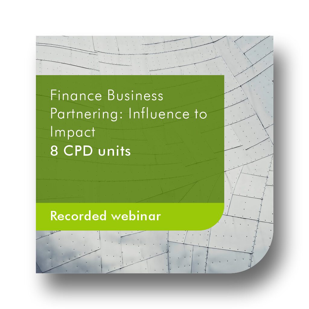 Finance Business Partnering: Influence to Impact