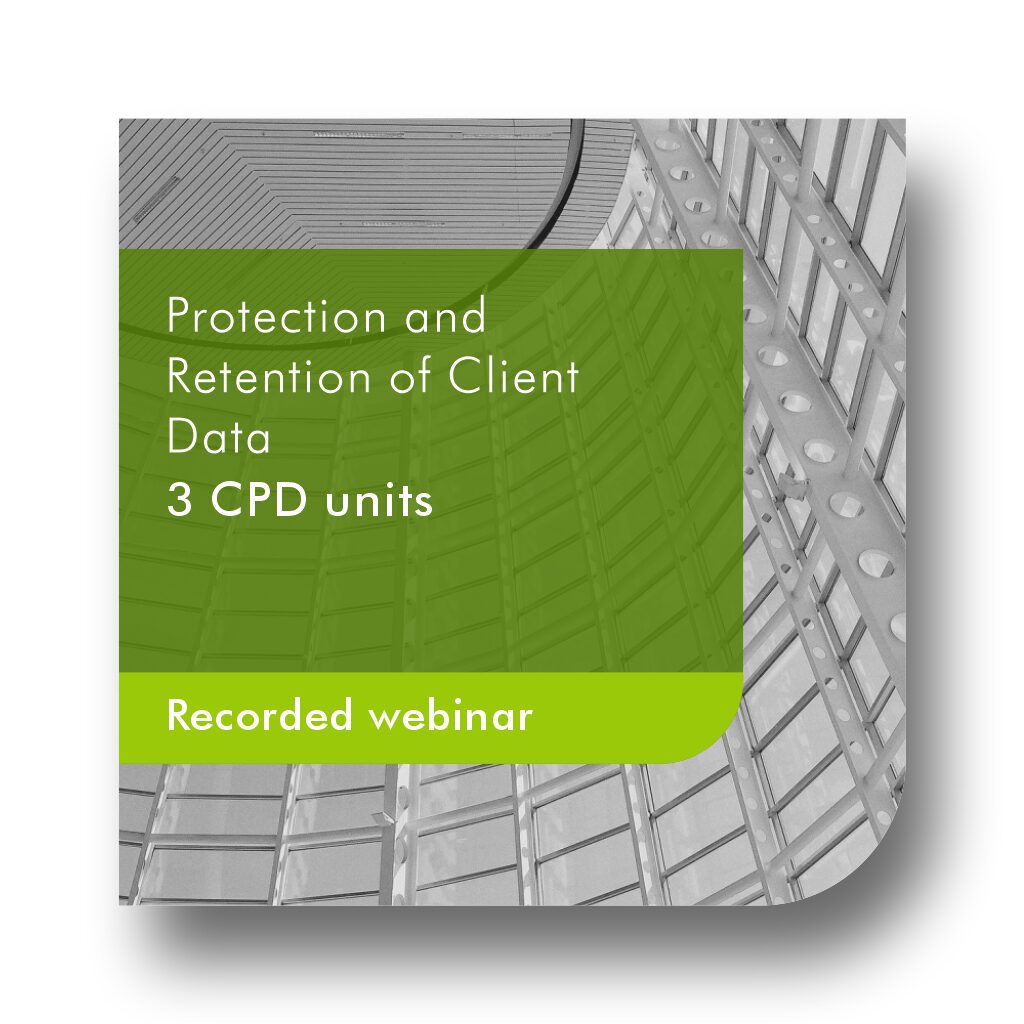 Protection and Retention of Client Data - CIBA Academy