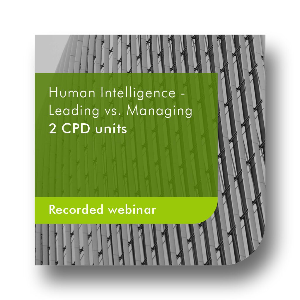 Human Intelligence – Leading vs. Managing