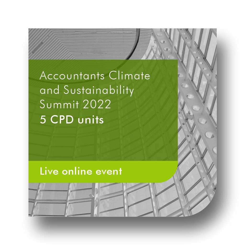 The Accountant’s Climate and Sustainability Summit 2022