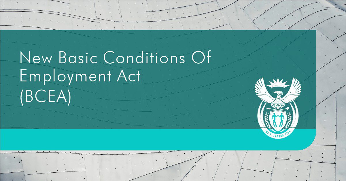 New Basic Conditions of Employment Act (BCEA) earnings threshold to R