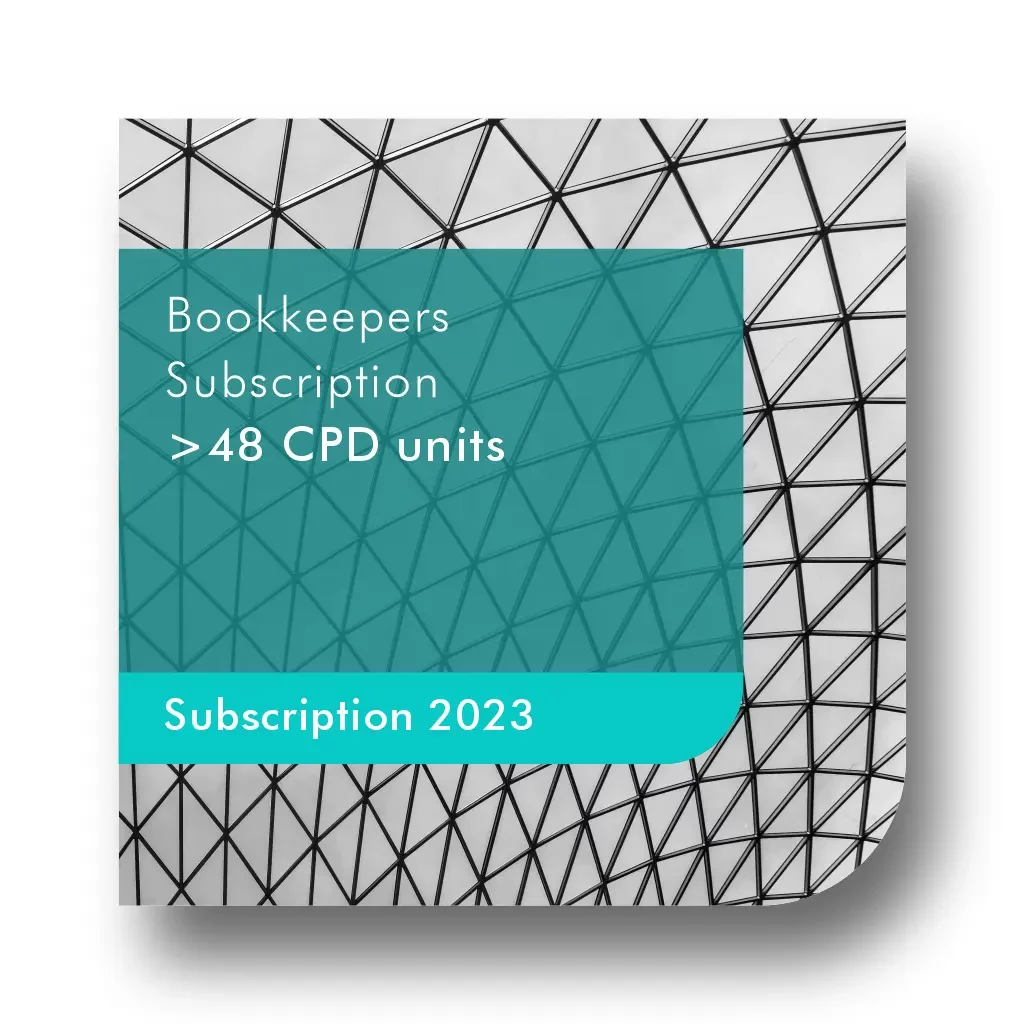 Bookkeepers CPD Subscription 2023