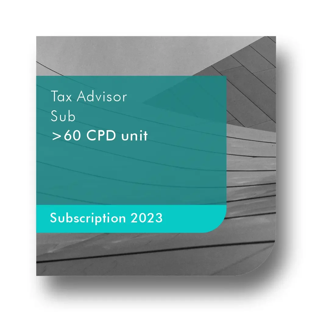 Tax Advisor Sub 2023
