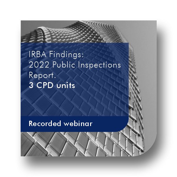 IRBA Findings: 2022 Public Inspections Report 2023