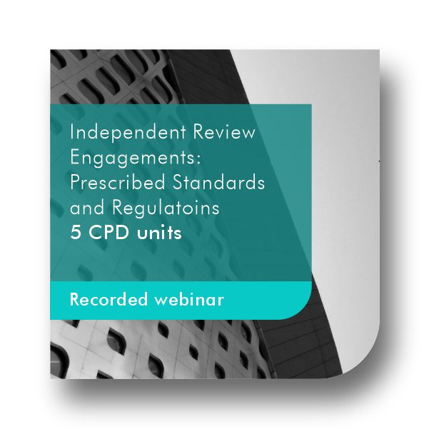 Prescribed Standards and Regulations Conducting Independent Review ...