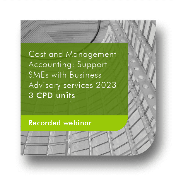 Cost and Management Accounting: Support SMEs with Business 2023
