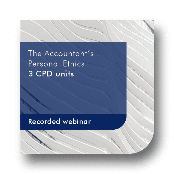 The Accountant’s Personal Ethics 2023 - CIBA Academy