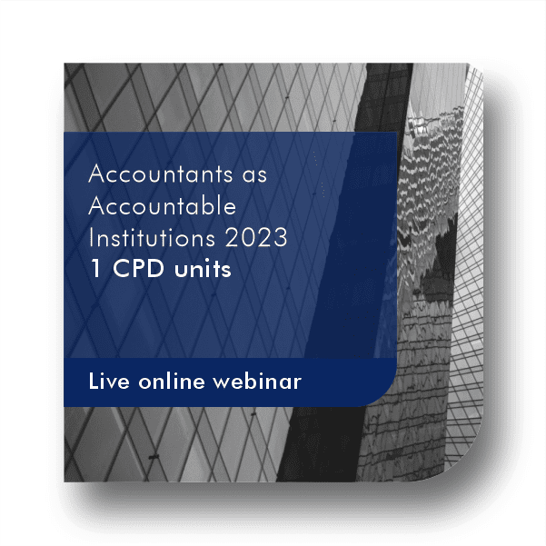Accountants as Accountable Institutions 2023 - CIBA Academy